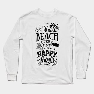 at the beach Long Sleeve T-Shirt